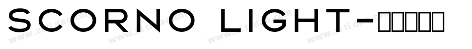 Scorno Light字体转换